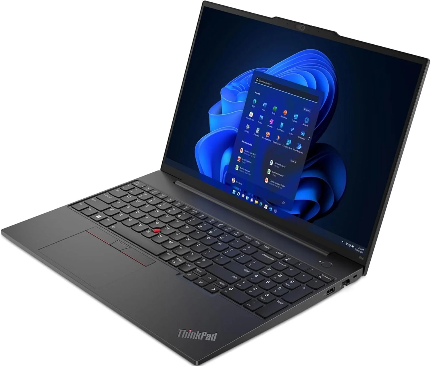 لپ تاپ تجاری لنوو ThinkPad E16 با صفحه نمایش 16.0 اینچی IPS FHD+ (پردازنده Intel نسل سیزدهم i5-1335U، رم 16 گیگابایتی، SSD 512 گیگابایتی، حسگر اثر انگشت، Thunderbolt 4، وب کم FHD، WiFi 6، Win 11P)