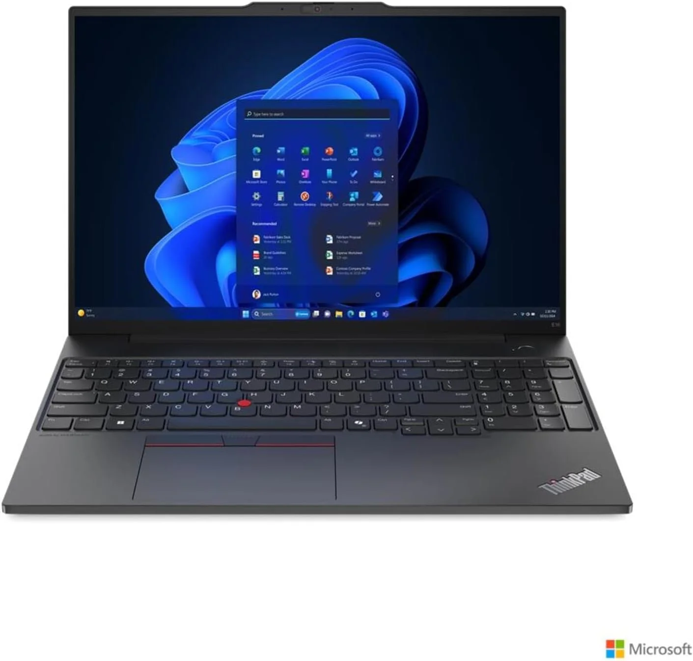 لپ تاپ لنوو ThinkPad E16 Gen 2 اینتل | 16 اینچ 1920x1200 FHD+ | Core Ultra 7-155U - هارد درایو 1 ترابایتی SSD - رم 32 گیگابایتی | 12 هسته 1.40 گیگاهرتز تا 4.8 گیگاهرتز Win 11 Pro مشکی (ارتقا یافته) لپ تاپ لنوو ThinkPad E16 Gen 2 اینتل | 16 اینچ 1920x1200 FHD+ | Core Ultra 7-155U - هارد درایو 1 ترابایتی SSD - رم 32 گیگابایتی | 12 هسته 1.40 گیگاهرتز تا 4.8 گیگاهرتز Win 11 Pro مشکی (ارتقا یافته)