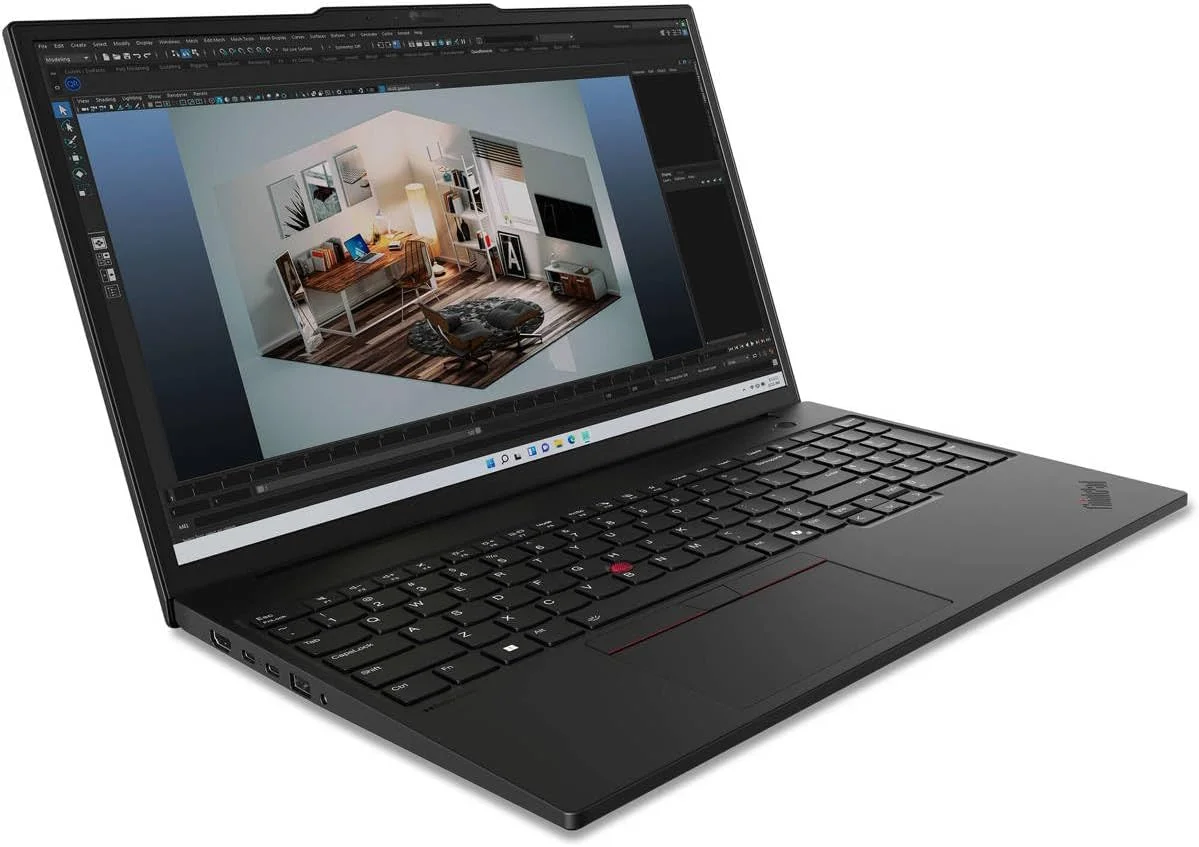 لپ تاپ لنوو Thinkpad P16S G3 Intel Core Ultra 7 165H 16" با صفحه نمایش 1920x1200 غیر لمسی، ویندوز 11 پرو 64 بیتی، 32 گیگابایت رم، 1 ترابایت SSD، کارت گرافیک NVIDIA RTX A500 4GB