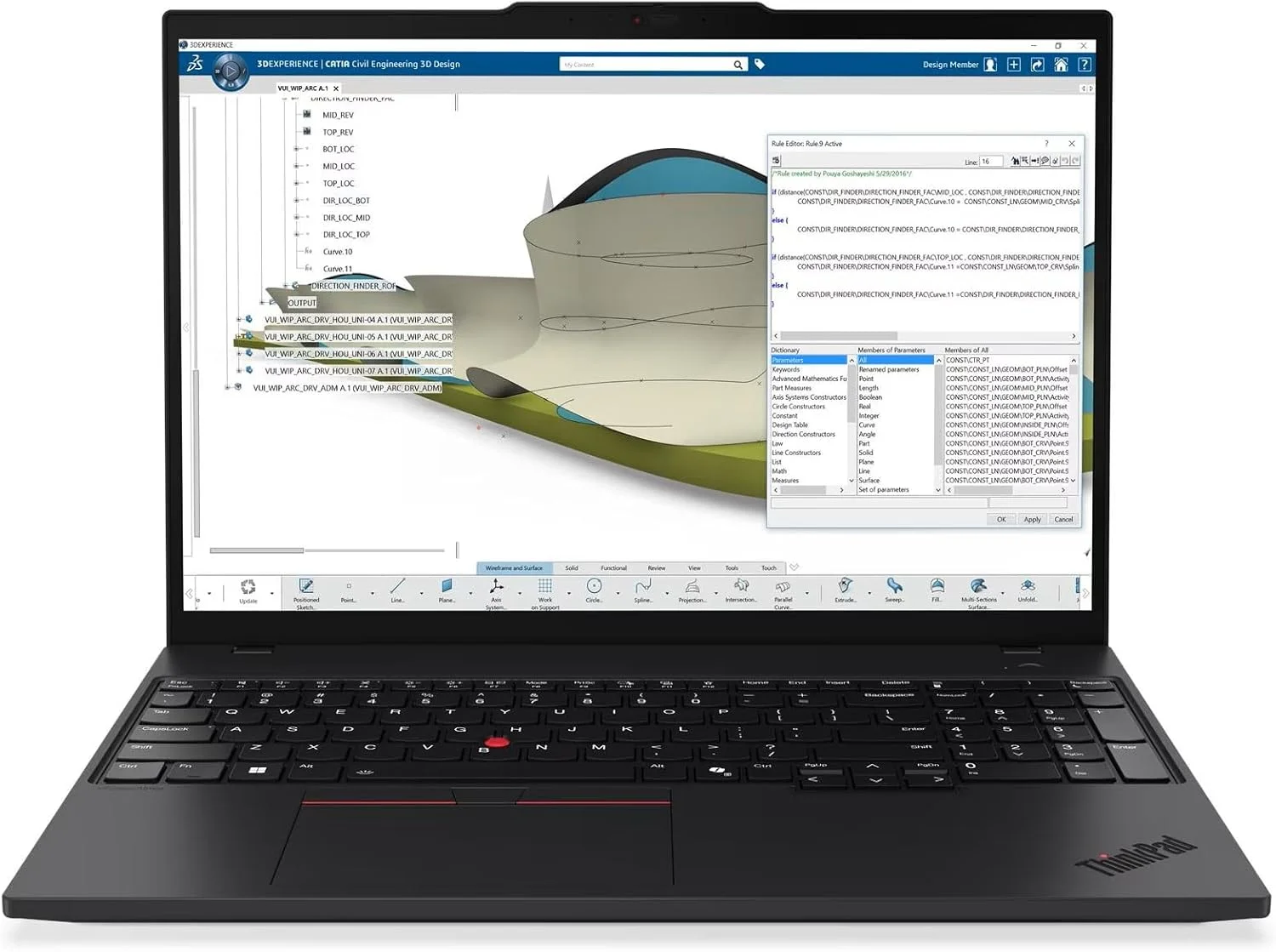 لپ تاپ Lenovo ThinkPad P16s Gen 4 با پردازنده AMD Ryzen AI 7 PRO 350، صفحه نمایش لمسی 16 اینچی WQUXGA OLED با پوشش 100% DCI-P3، حافظه 64 گیگابایتی DDR5-5600MT، حافظه SSD 1 ترابایتی، دوربین 5 مگاپیکسلی RGB+IR، Wi-Fi 7 و ویندوز 11 پرو