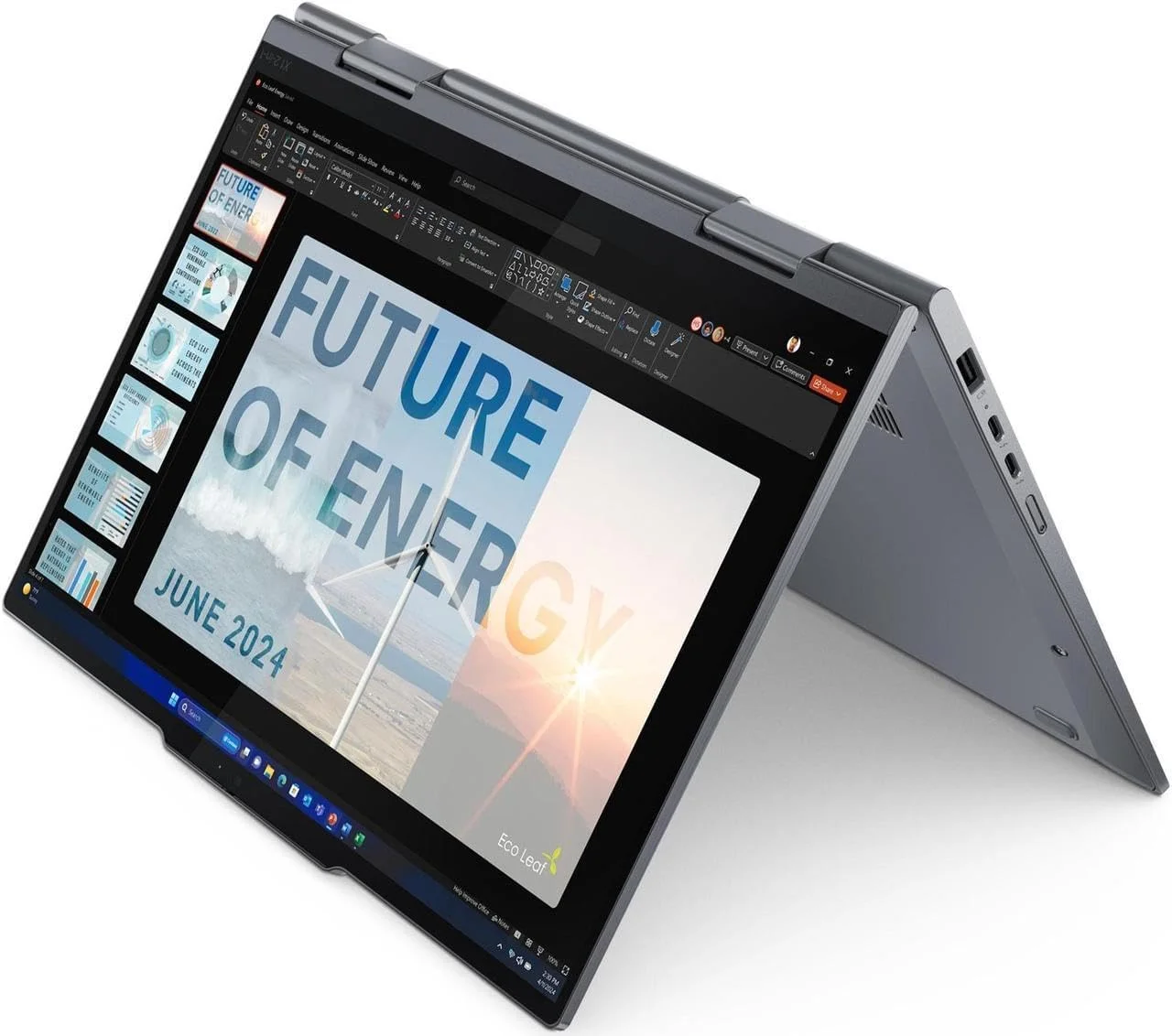 لپ تاپ 2 در 1 لنوو ThinkPad X1 Gen 9 با پردازنده Intel Core Ultra 7 165U vPro، صفحه نمایش 14 اینچی IPS لمسی ضد انعکاس نور 400 نیتی، 32 گیگابایت رم، 1 ترابایت SSD، قلم Slim Pen، دوربین FHD RGB+IR، حسگر اثر انگشت و ویندوز 11 پرو