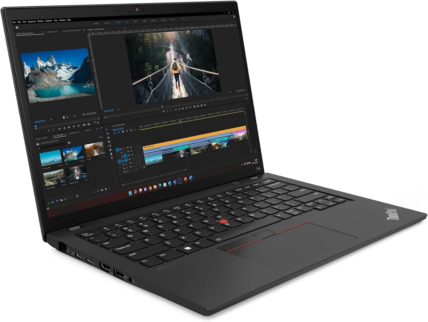 لپ تاپ تجاری لنوو ThinkPad T14 Gen 2 با صفحه نمایش 14 اینچی FHD (پردازنده Intel 4-Core i5-1135G7، رم 16 گیگابایتی، SSD 512 گیگابایتی، گرافیک UHD)، نور پس زمینه، اثر انگشت، 2 پورت Thunderbolt 4، وب کم، ویندوز 11 پرو، مشکی (بازسازی شده) لپ تاپ تجاری لنوو ThinkPad T14 Gen 2 با صفحه نمایش 14 اینچی FHD (پردازنده Intel 4-Core i5-1135G7، رم 16 گیگابایتی، SSD 512 گیگابایتی، گرافیک UHD)، نور پس زمینه، اثر انگشت، 2 پورت Thunderbolt 4، وب کم، ویندوز 11 پرو، مشکی (بازسازی شده)