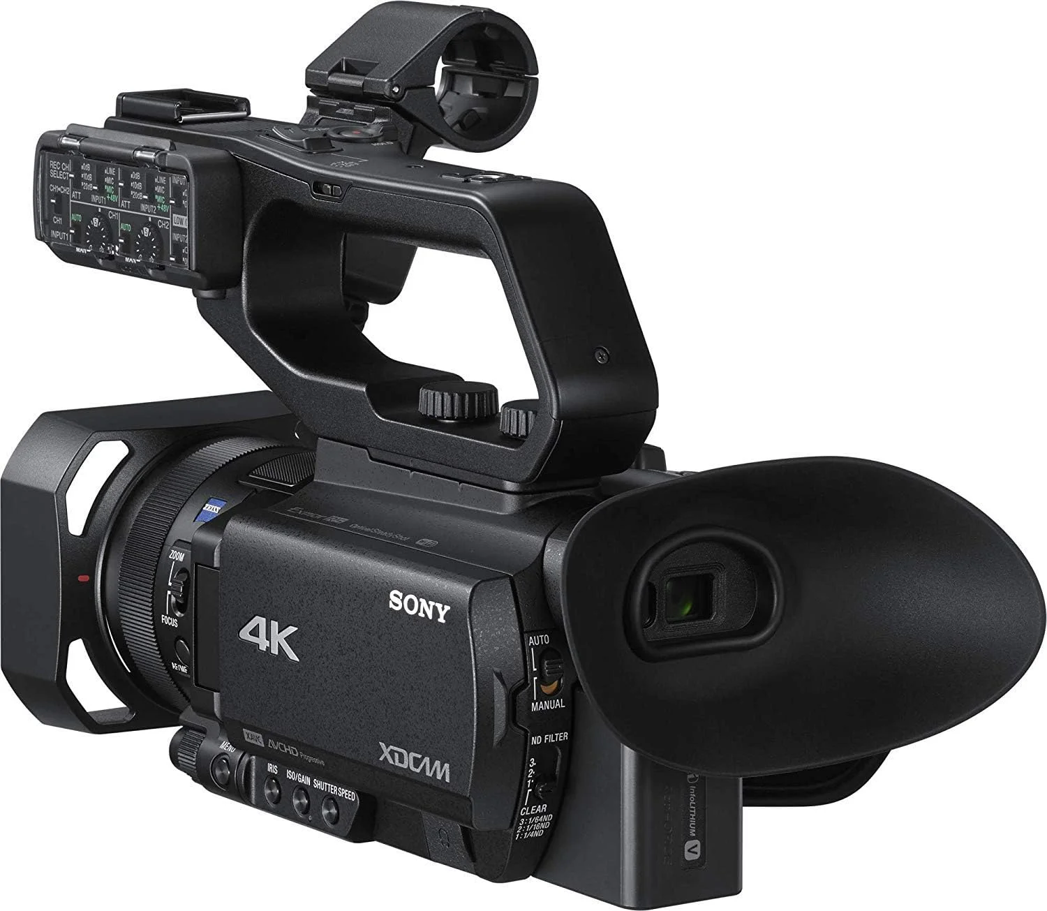 دوربین فیلمبرداری سونی 4K HDR XDCAM با فوکوس خودکار سریع هیبریدی، مشکی - PXW-Z90