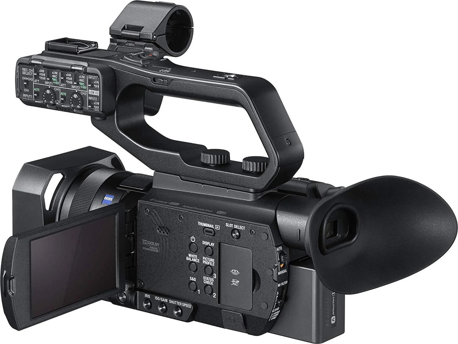 دوربین فیلمبرداری سونی 4K HDR XDCAM با فوکوس خودکار سریع هیبریدی، مشکی - PXW-Z90