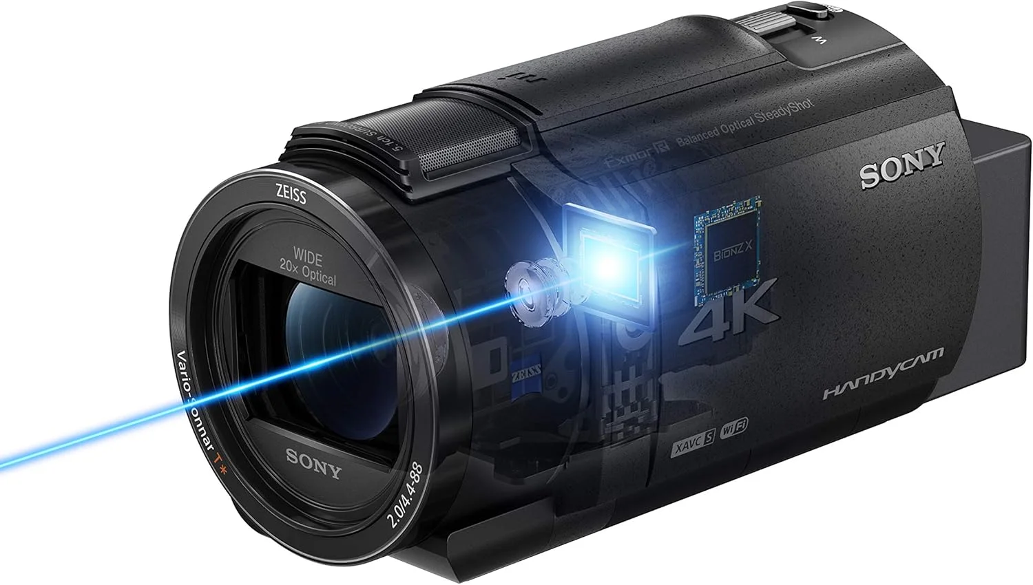 دوربین فیلمبرداری سونی FDR-AX43 | دوربین فیلمبرداری کامپکت Ultra HD (UHD) 4K | SteadyShot اپتیکال متعادل 5 محوره | زوم اپتیکال 20 برابر | صفحه نمایش چرخشی