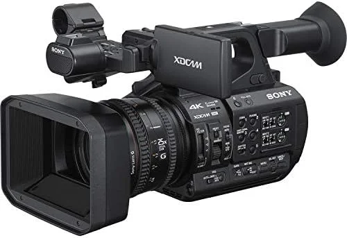 دوربین فیلمبرداری 4K سونی PXW-Z190V XDCAM با کیف پد دار، چراغ LED، کارت حافظه 64 گیگابایتی و سایر لوازم جانبی