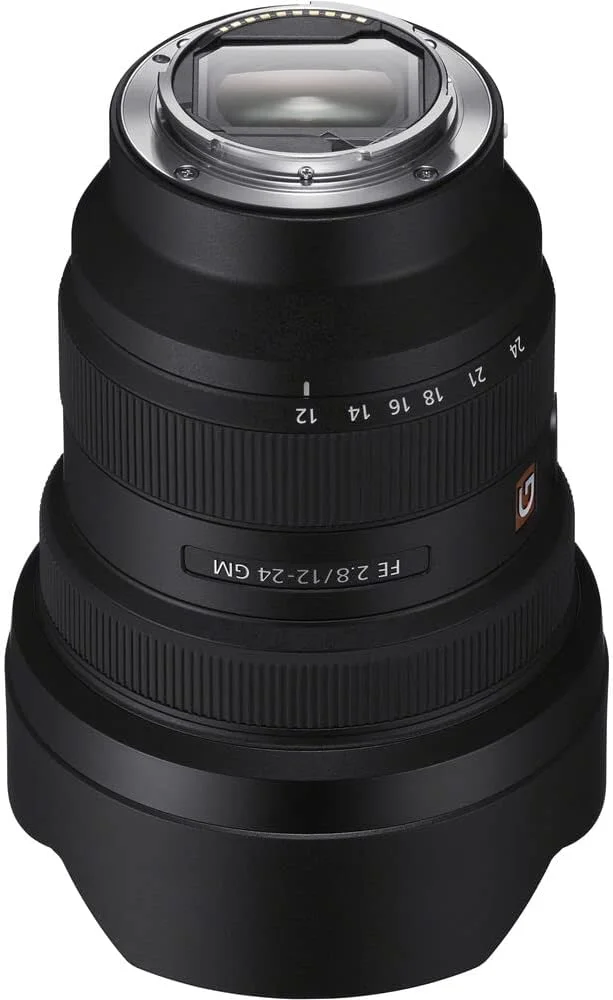 لنز زوم فوق عریض سونی FE 12–24mm F2.8 GM (SEL1224GM) فول فریم G Master Optics | ویدئو و عکس حرفه ای | کوله پشتی، کارت 64 گیگابایتی، سه پایه انعطاف پذیر، کیف کارت حافظه، نگهدارنده درب لنز، کیت تمیز کننده و موارد دیگر