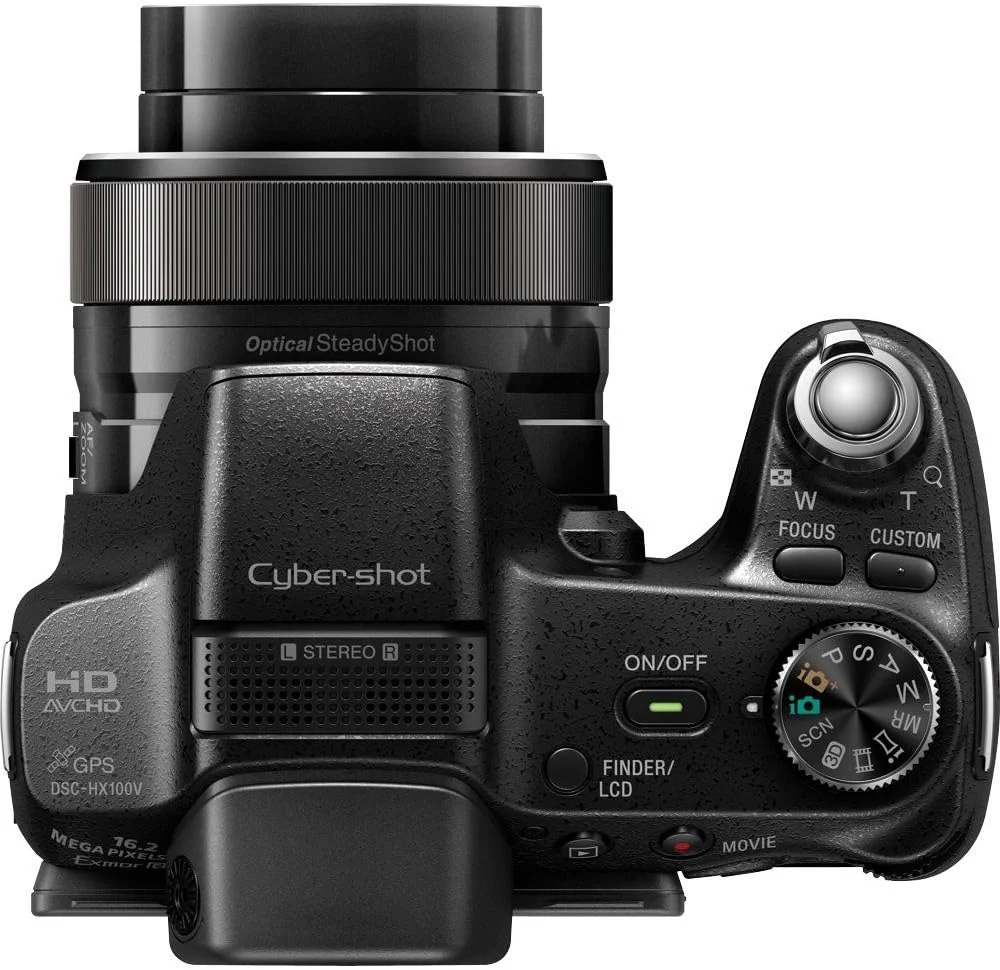 دوربین دیجیتال سونی سایبر-شات DSC-HX100V با حسگر CMOS Exmor R 16.2 مگاپیکسلی، لنز زوم اپتیکال 30x کارل زایس و فیلمبرداری Full HD 1080