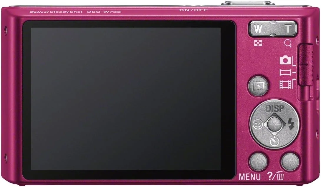 دوربین دیجیتال سونی DSC-W730 با رزولوشن 16.1 مگاپیکسل و LCD 2.7 اینچی (صورتی) (بازسازی شده)