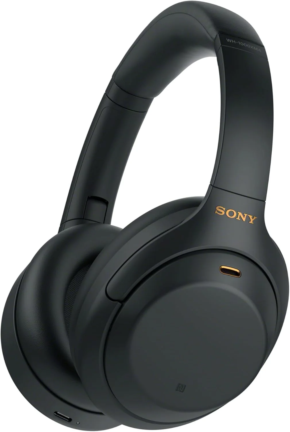 هدفون بی‌سیم نویز کنسلینگ ممتاز سونی مدل WH-1000XM4 با میکروفون برای تماس تلفنی و کنترل صوتی الکسا، مشکی WH1000XM4
