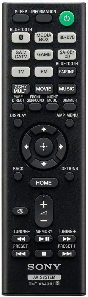 گیرنده صوتی و تصویری سونی STRDH590 5.2 کانال: گیرنده AV 4K HDR با بلوتوث، مشکی گیرنده صوتی و تصویری سونی STRDH590 5.2 کانال: گیرنده AV 4K HDR با بلوتوث، مشکی