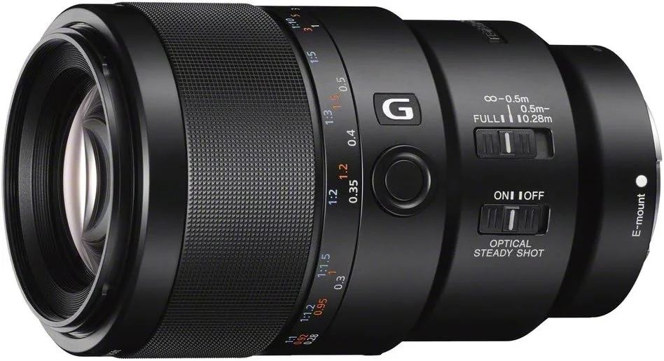 لنز استاندارد-اصلی ماکرو Sony SEL90M28G FE 90mm f/2.8-22 G OSS برای دوربین‌های بدون آینه، مشکی
