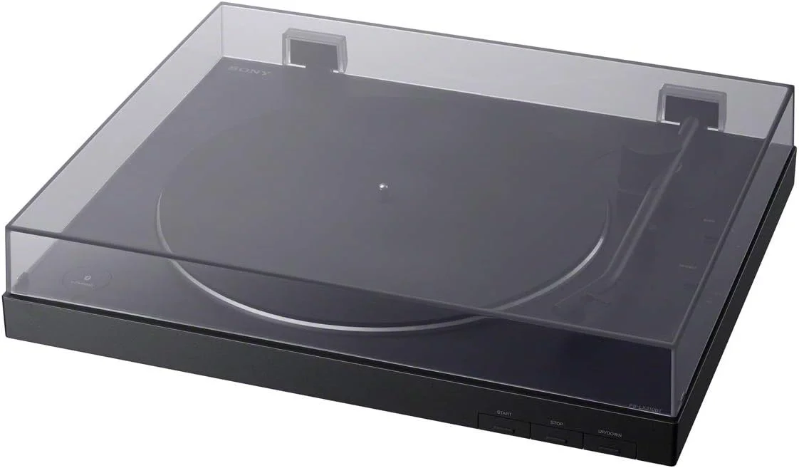 صفحه گرامافون کمربندی سونی PS-LX310BT: پخش کننده صفحه وینیل بی سیم کاملا اتوماتیک با بلوتوث و خروجی USB - مشکی