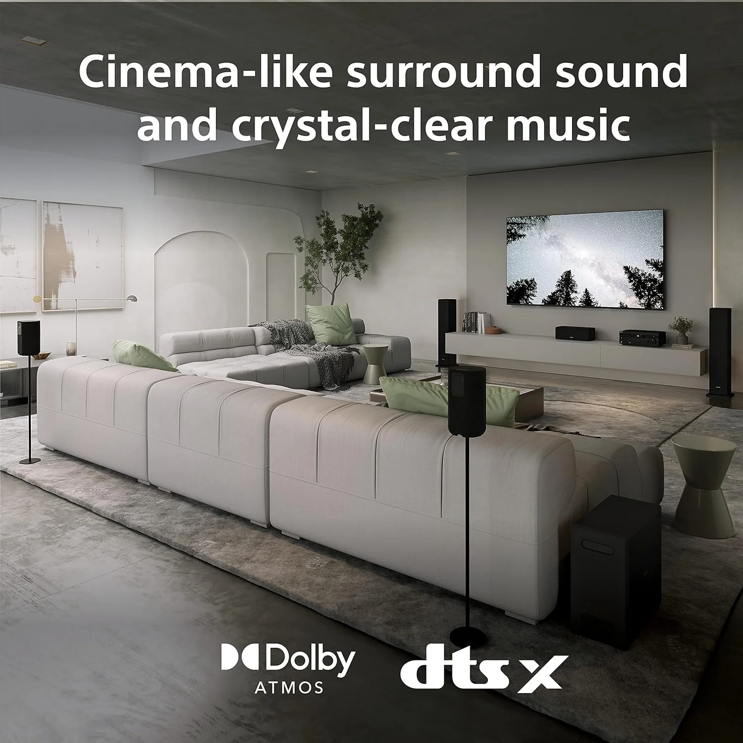 گیرنده صوتی و تصویری سونی STR-AN1000 7.2 کاناله سینمای خانگی 8K: Dolby Atmos، DTS:X، کالیبراسیون خودکار سینمای دیجیتال IX، بلوتوث، WiFi، Google Chromecast، اتصال Spotify، Apple AirPlay، HDMI 2.1