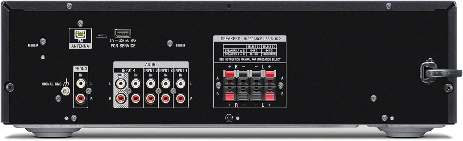 گیرنده استریو خانگی 2 کاناله سونی STRDH190 با ورودی های فونو و بلوتوث - مشکی گیرنده استریو خانگی 2 کاناله سونی STRDH190 با ورودی های فونو و بلوتوث - مشکی