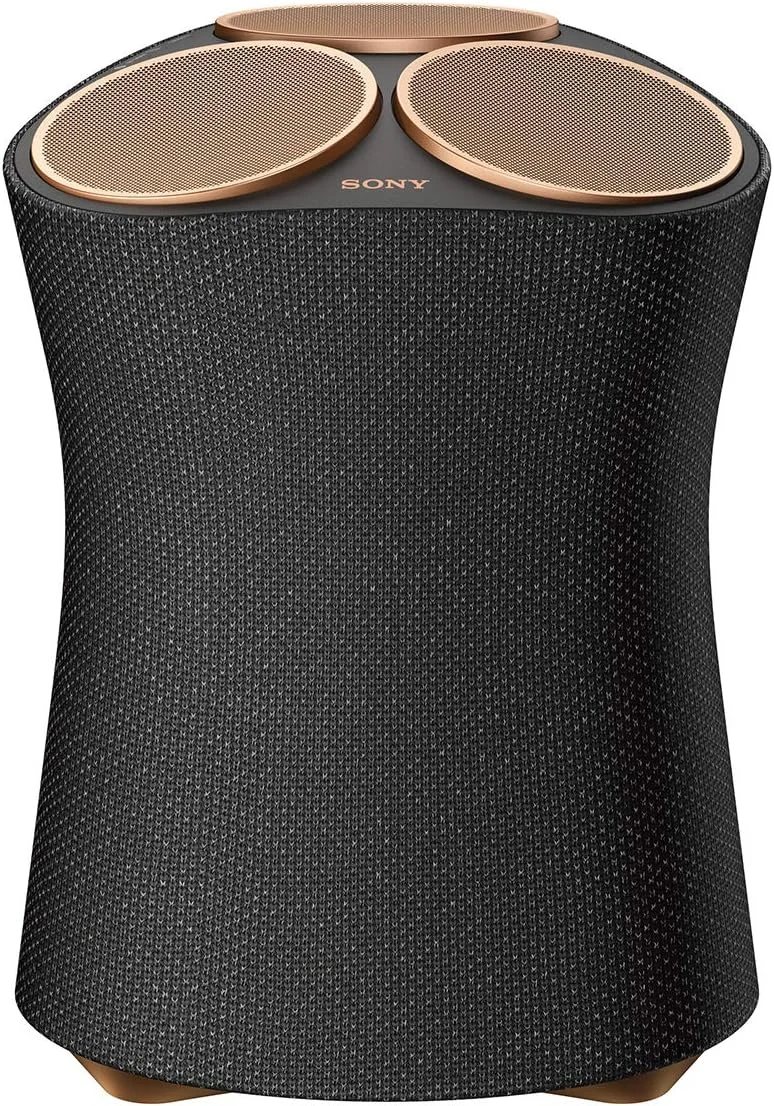اسپیکر بی‌سیم ممتاز سونی SRS-RA5000 با صدای فراگیر 360 درجه، Wi-Fi / بلوتوث، سازگار با الکسا و دستیار گوگل، مشکی