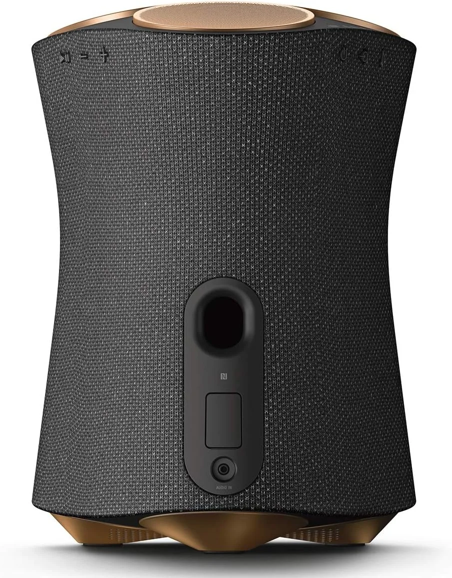 اسپیکر بی‌سیم ممتاز سونی SRS-RA5000 با صدای فراگیر 360 درجه، Wi-Fi / بلوتوث، سازگار با الکسا و دستیار گوگل، مشکی