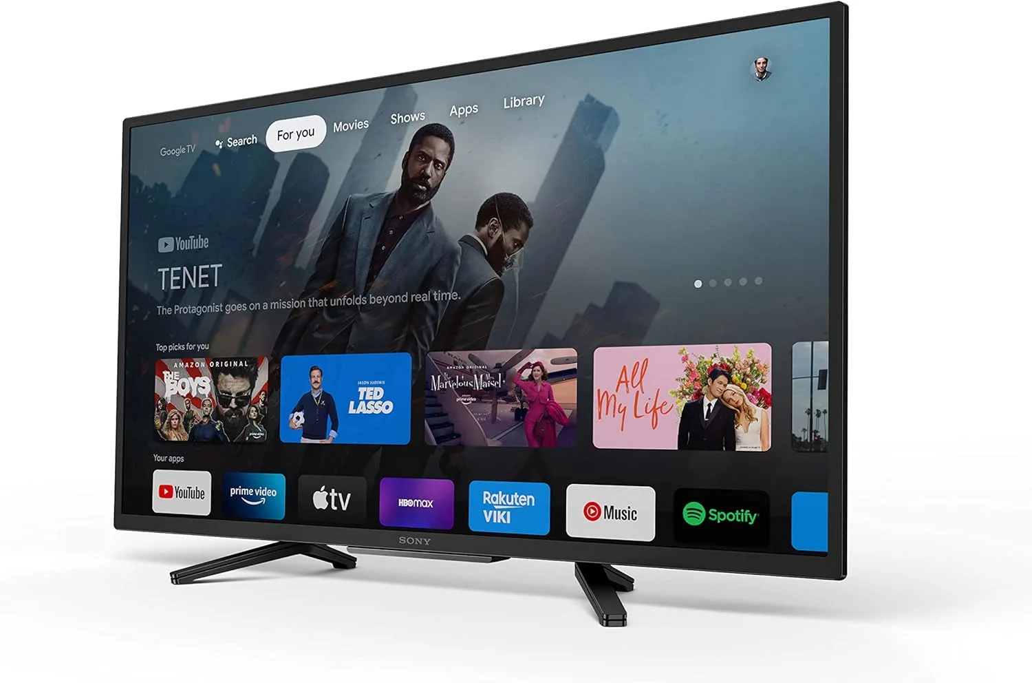 تلویزیون ال ای دی HDR سونی 32 اینچ HD 720p سری W830K با Google TV و Google Assistant - مدل 2022، مشکی تلویزیون ال ای دی HDR سونی 32 اینچ HD 720p سری W830K با Google TV و Google Assistant - مدل 2022، مشکی