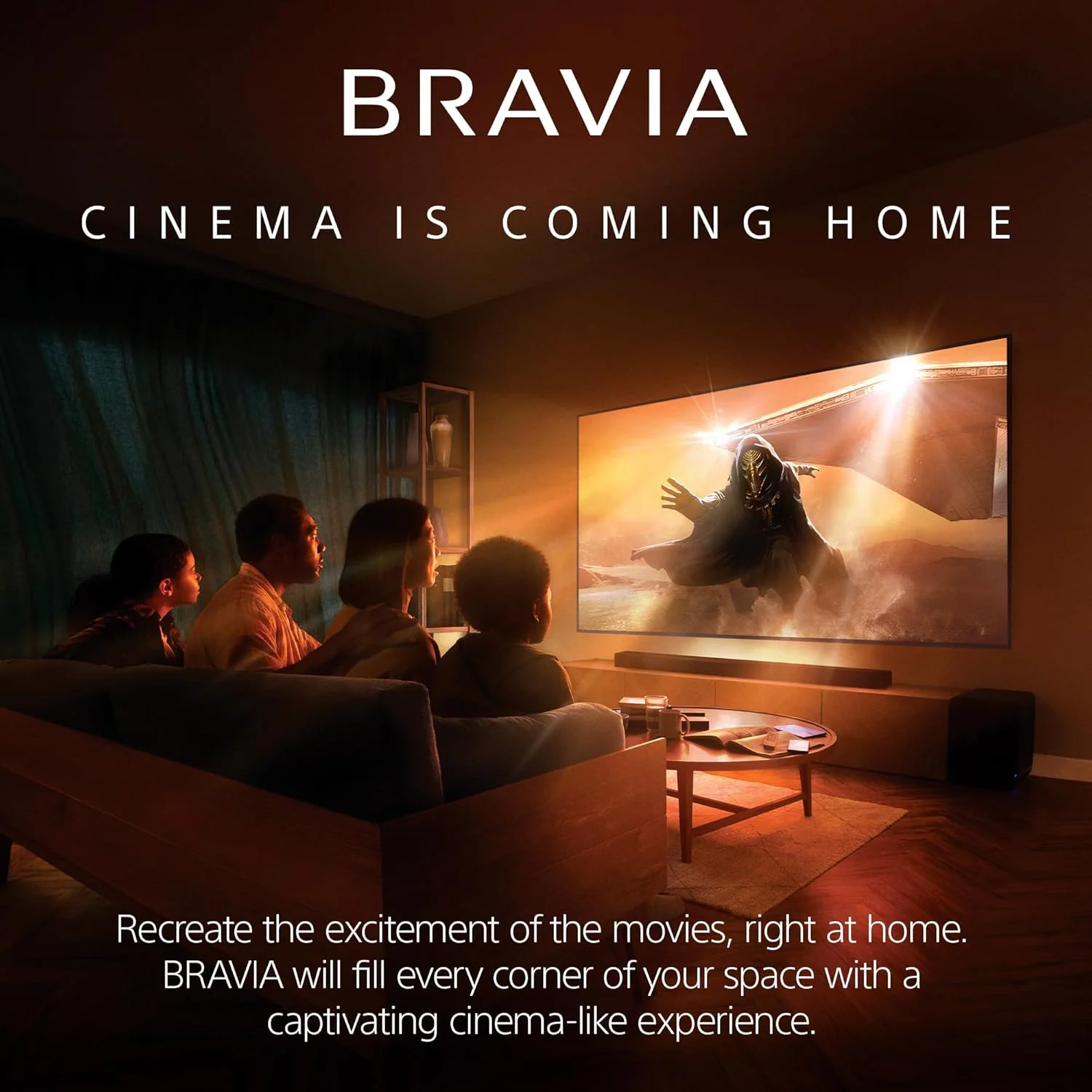 ساندبار سینمای خانگی سونی BRAVIA Theater Bar 8 برای صدای فراگیر تلویزیون، 11 بلندگو، نقشه برداری صدای فضایی 360، Dolby Atmos/DTS:X، Dolby Vision، HDMI 2.1 (HT-A8000)