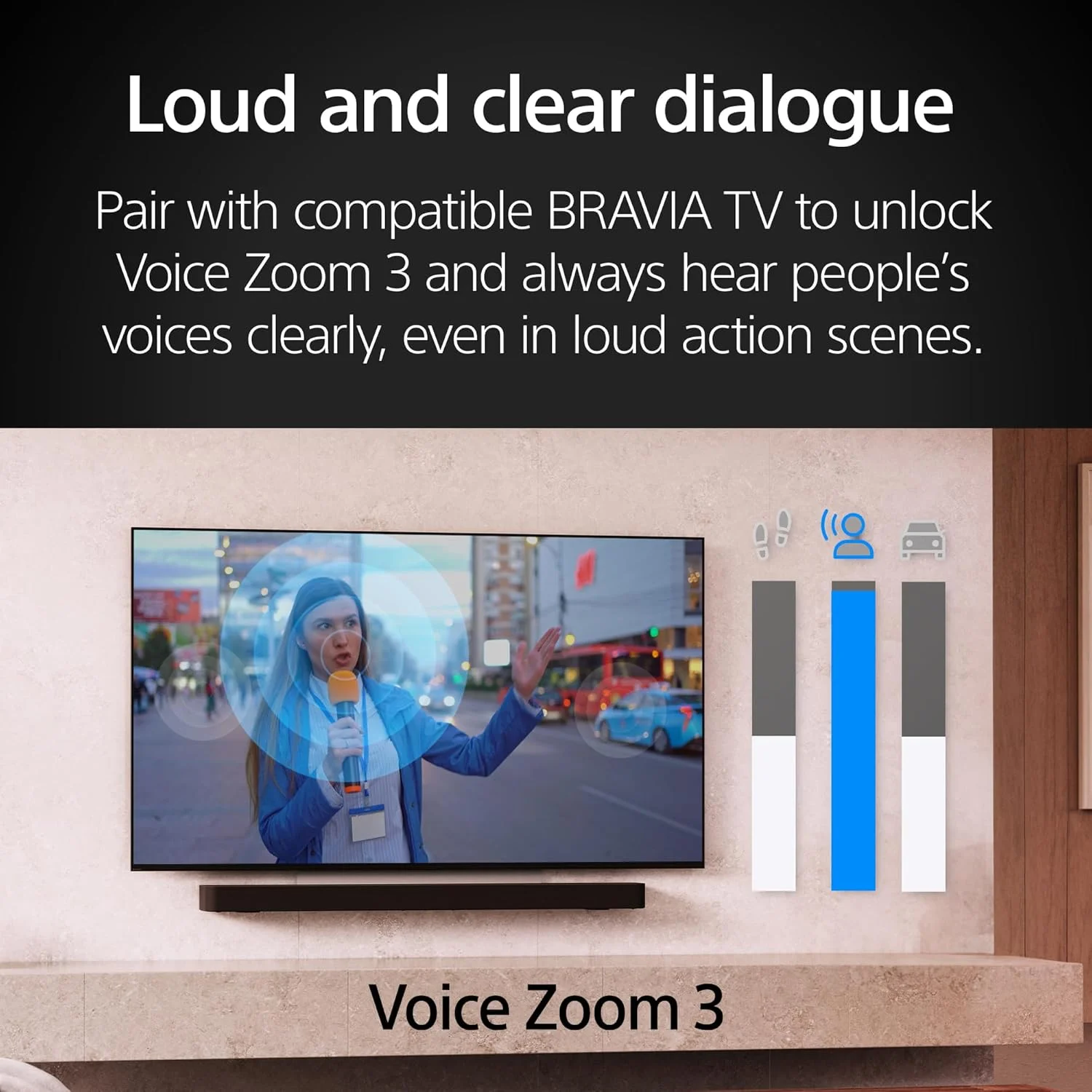 ساندبار سینمای خانگی سونی BRAVIA Theater Bar 8 برای صدای فراگیر تلویزیون، 11 بلندگو، نقشه برداری صدای فضایی 360، Dolby Atmos/DTS:X، Dolby Vision، HDMI 2.1 (HT-A8000)