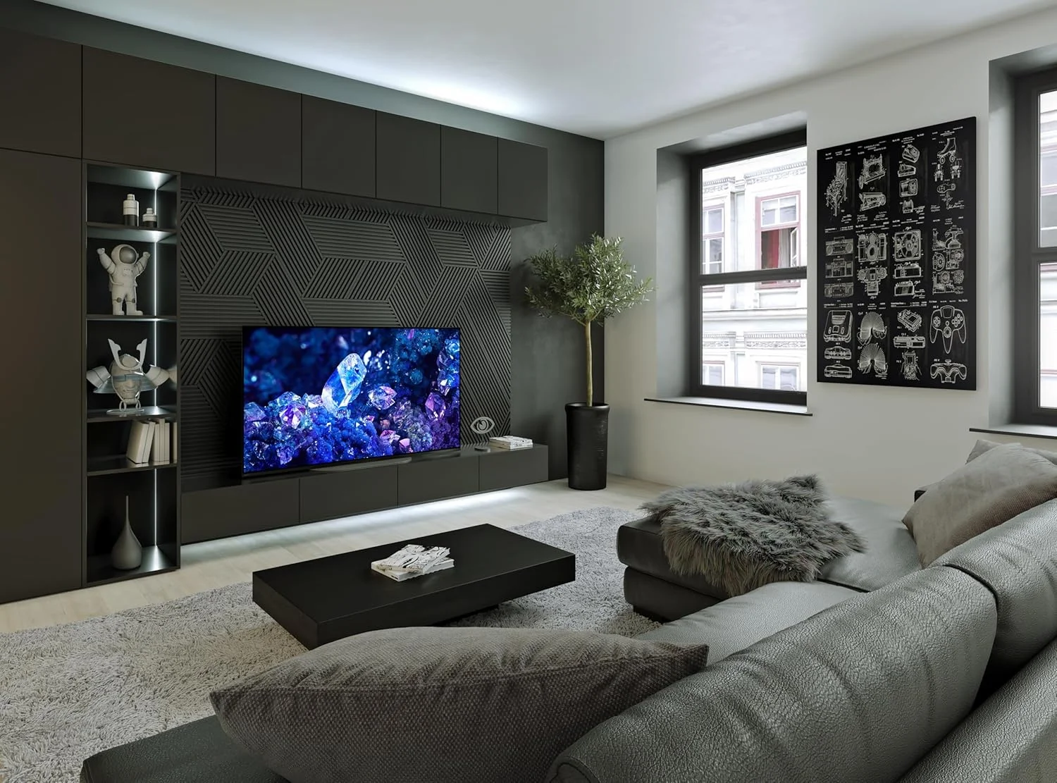 تلویزیون 42 اینچ 4K Ultra HD سونی سری A90K: تلویزیون هوشمند BRAVIA XR OLED Google با Dolby Vision HDR و ویژگی های انحصاری برای Playstation® 5 XR42A90K - جدیدترین مدل، مشکی