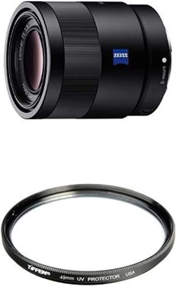 لنز پرایم فول فریم سونی Sonnar T FE ZA 55mm F1.8 به همراه فیلتر محافظ UV 49mm
