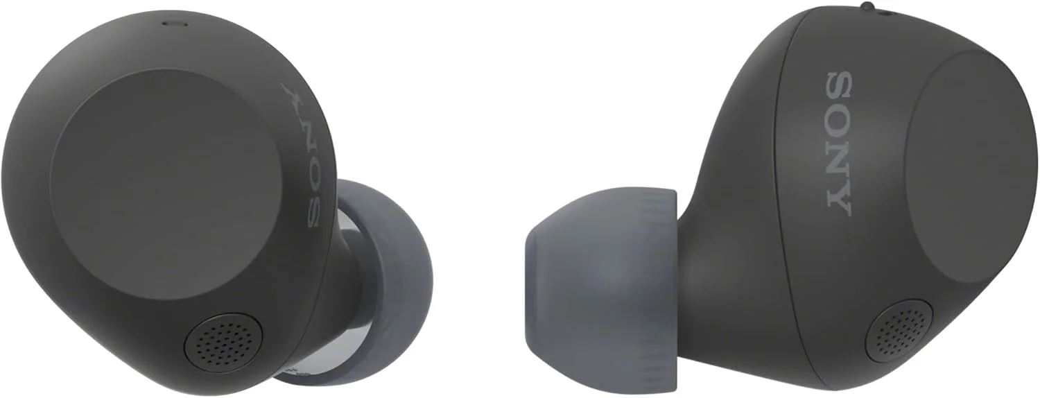هدفون بی سیم نویز کنسلینگ سونی WF-C710N با عمر باتری تا 30 ساعت، سبک و ایمن، مشکی