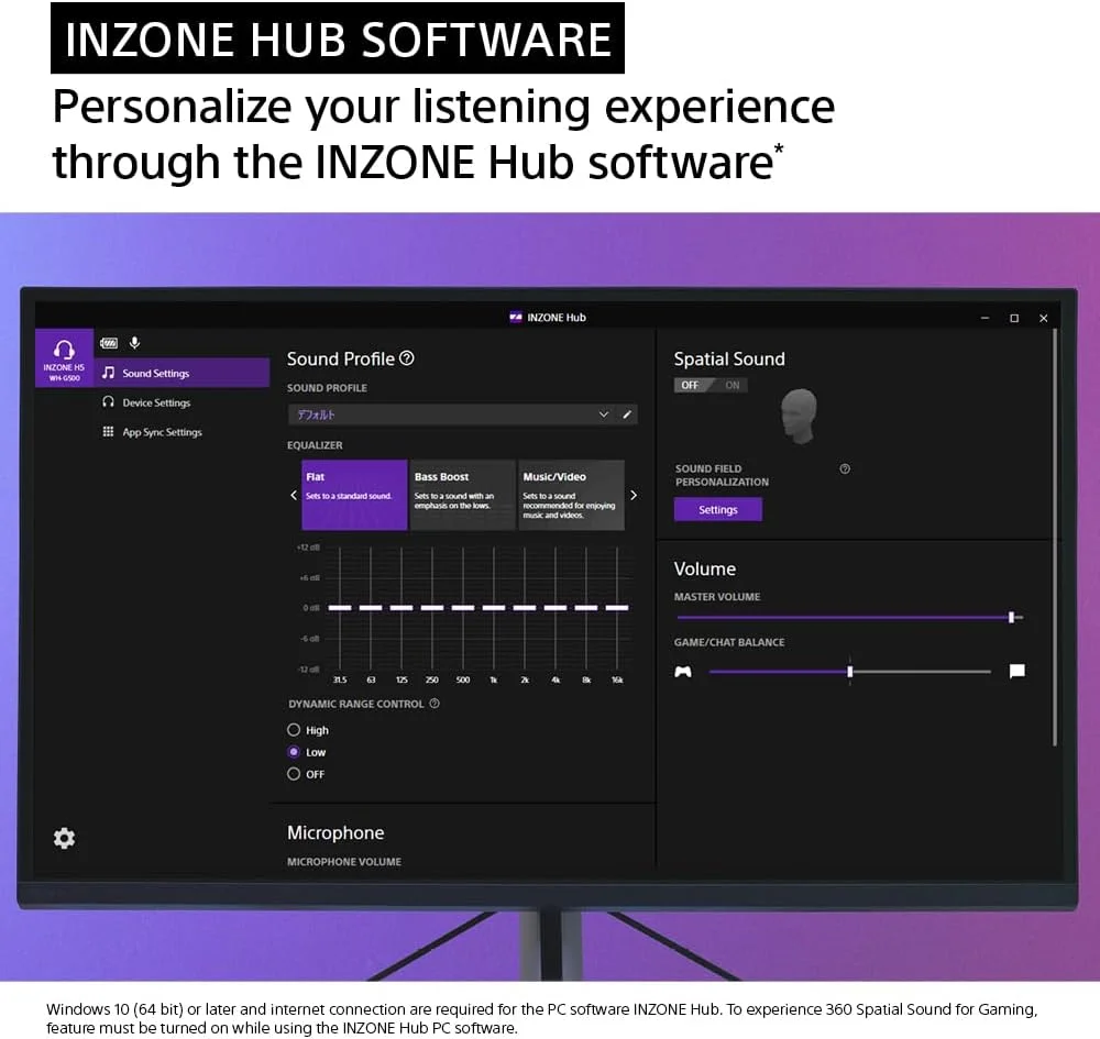 هدست گیمینگ بی سیم سونی INZONE H5، صدای فضایی 360 درجه، سازگار با PC و PS5، باتری 28 ساعته، بی سیم 2.4 گیگاهرتز و جک صوتی 3.5 میلی متری، WH-G500 مشکی هدست گیمینگ بی سیم سونی INZONE H5، صدای فضایی 360 درجه، سازگار با PC و PS5، باتری 28 ساعته، بی سیم 2.4 گیگاهرتز و جک صوتی 3.5 میلی متری، WH-G500 مشکی