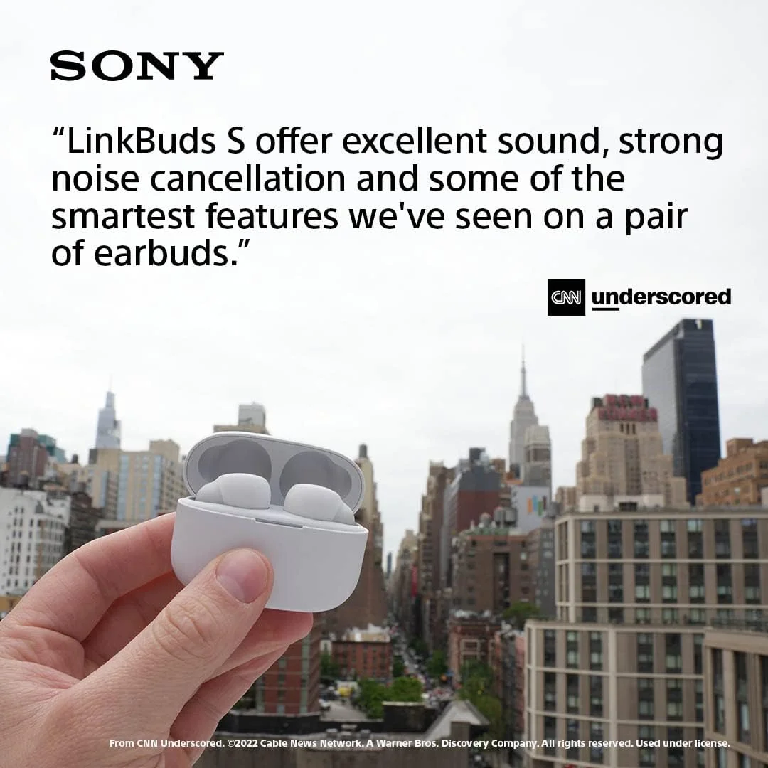 هدفون های بی سیم حذف نویز سونی LinkBuds S با قابلیت الکسا، سازگار با بلوتوث، مناسب برای آیفون و اندروید، مشکی هدفون های بی سیم حذف نویز سونی LinkBuds S با قابلیت الکسا، سازگار با بلوتوث، مناسب برای آیفون و اندروید، مشکی