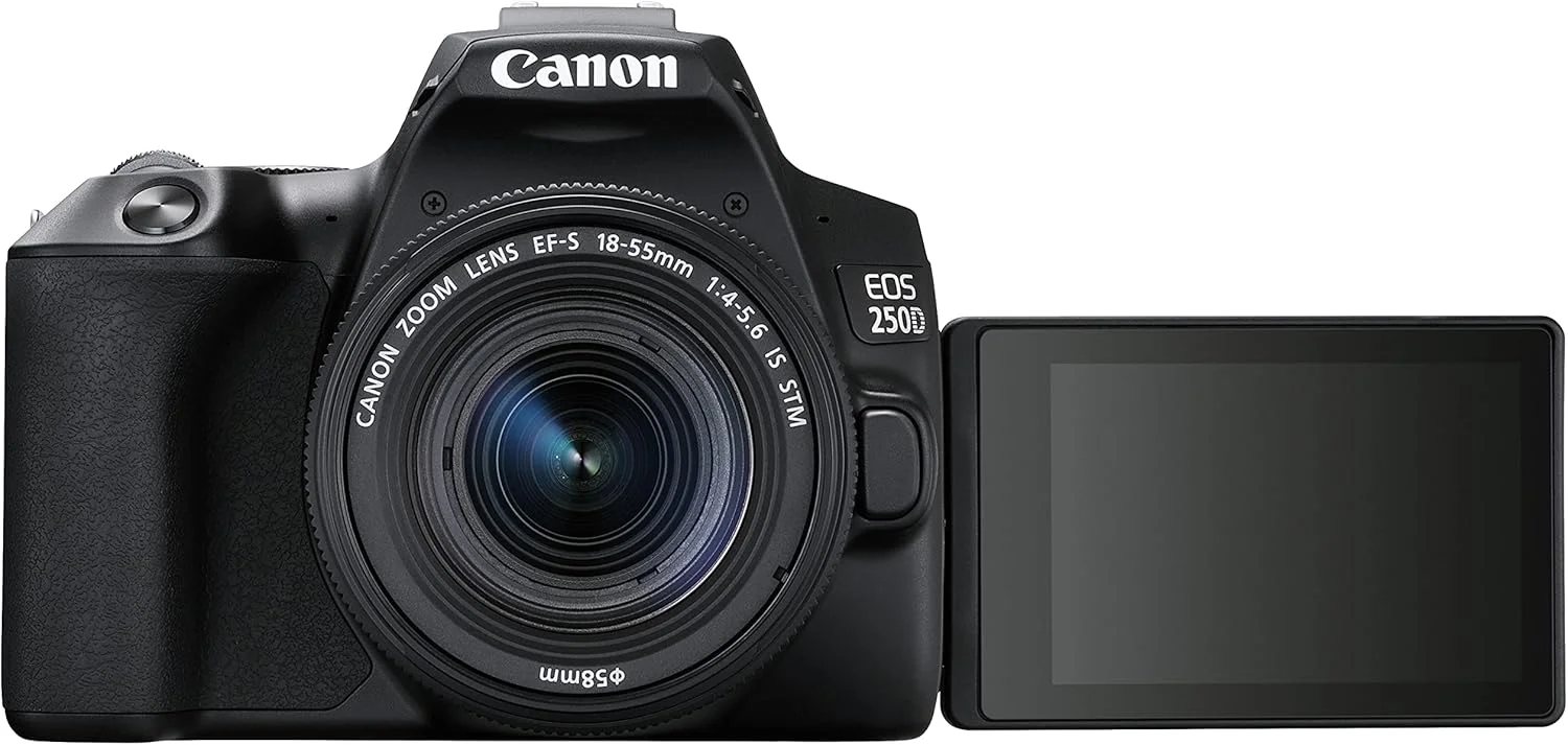 دوربین عکاسی کانن EOS 250D به همراه لنز Canon EF-s 18-55mm f/4-5.6 IS STM - مشکی
