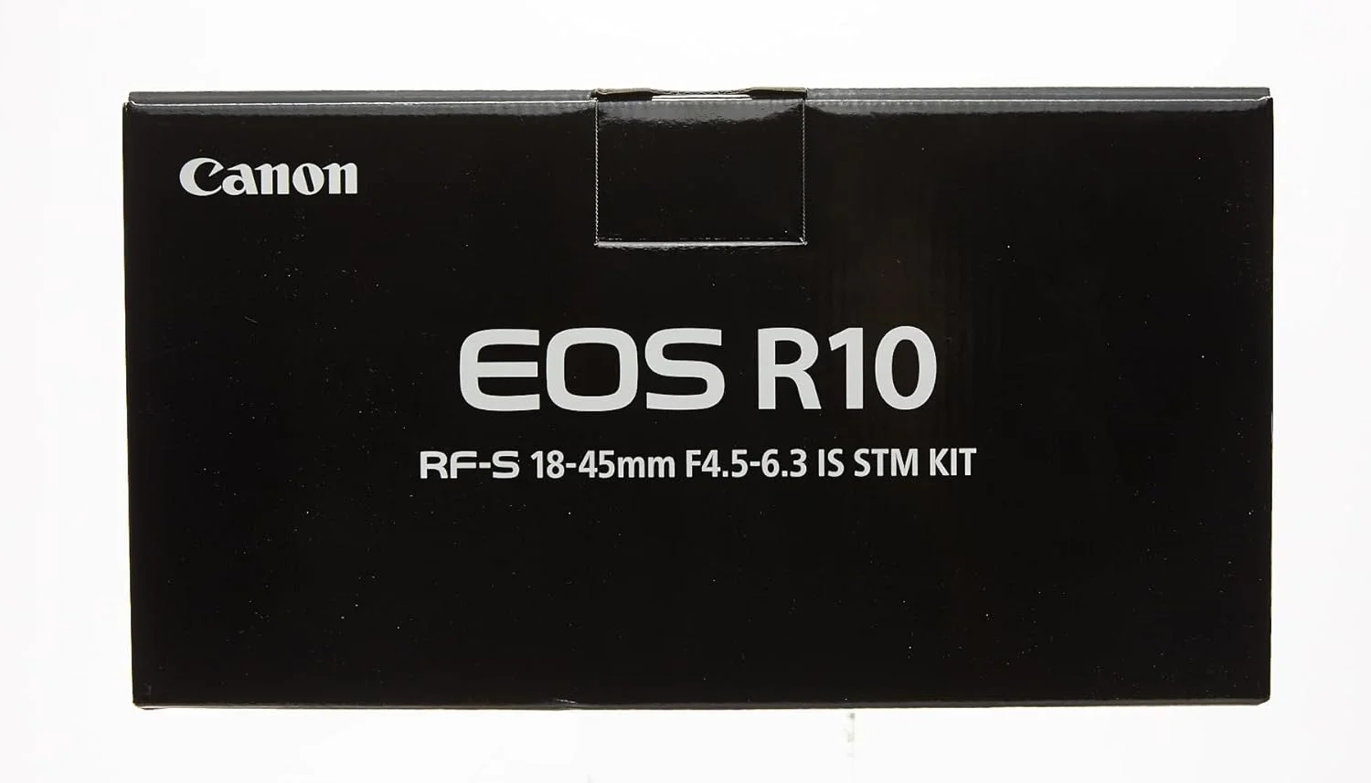 دوربین بدون آینه کانن EOS R10 به همراه لنز RF-S 18-45 mm F4.5-6.3 IS STM (دوربین هیبریدی، ارتقاء DSLR، 15 فریم بر ثانیه، فیلمبرداری 4K، سیستم فوکوس Dual Pixel CMOS AF II، WiFi)، مشکی