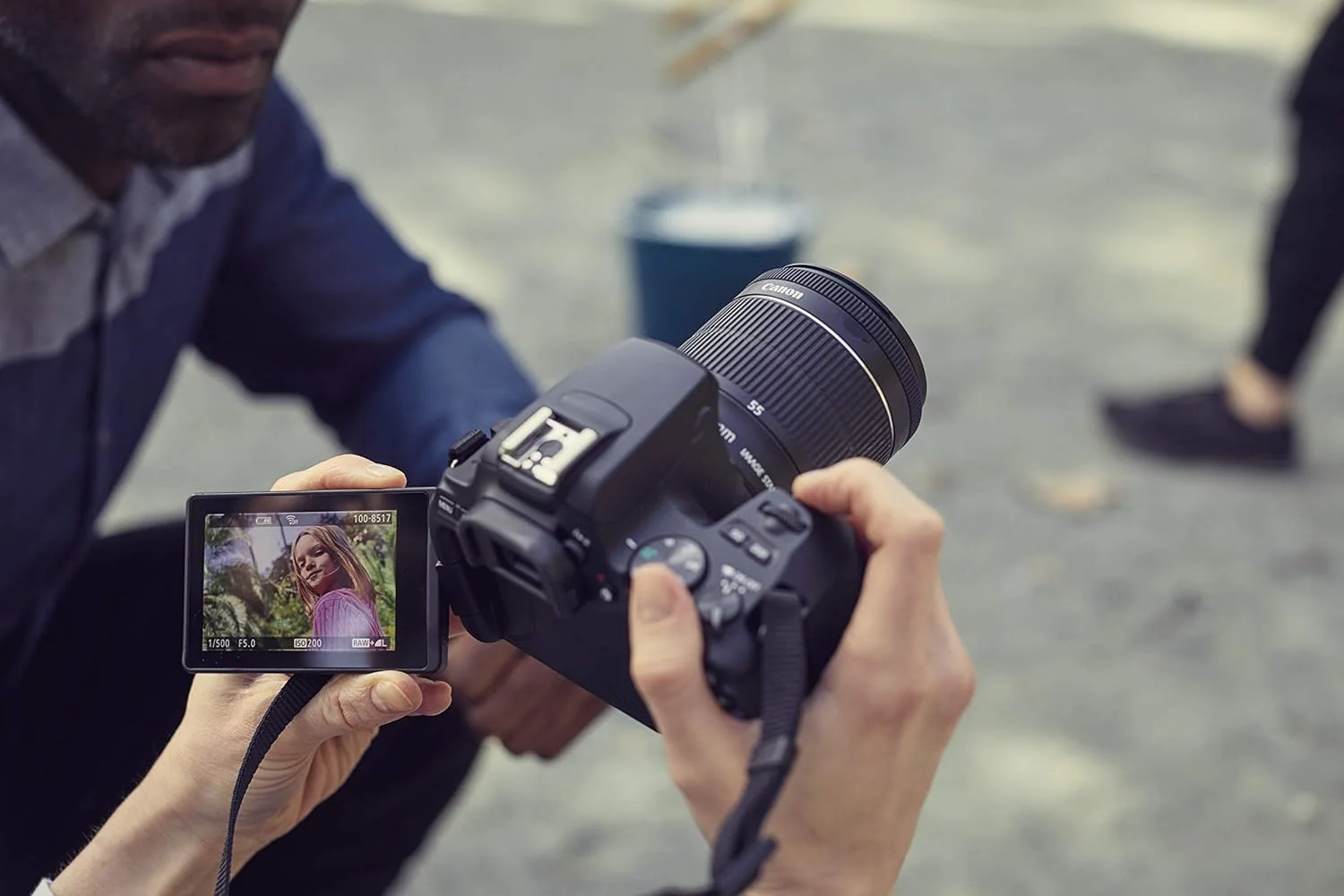 دوربین عکاسی کانن EOS 250D به همراه لنز Canon EF-s 18-55mm f/4-5.6 IS STM - مشکی