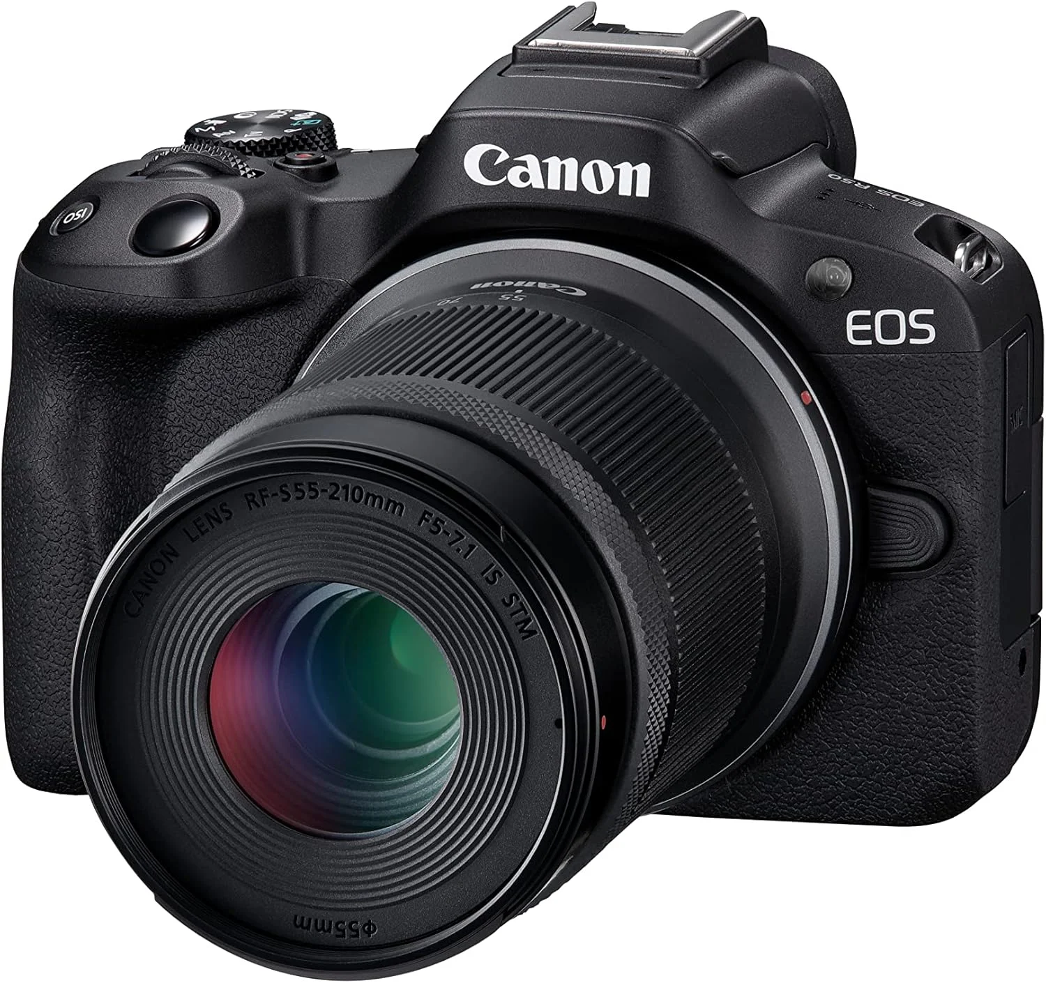 دوربین عکاسی بدون آینه کانن EOS R50 RF-S18-45mm f/4.5-6.3 IS STM (مشکی) - فیلمبرداری 4K با رزولوشن 24.2 مگاپیکسل