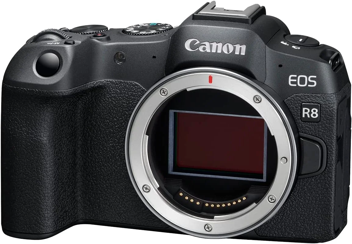 دوربین بدون آینه فول فریم 24.2 مگاپیکسلی Canon EOS R8 (فقط بدنه) | تا 40 فریم در ثانیه عکاسی پیوسته | Dual Pixel CMOS AF II | فیلمبرداری 4K تا 60p | صفحه نمایش Vari-angle | بلوتوث و WiFi دوربین بدون آینه فول فریم 24.2 مگاپیکسلی Canon EOS R8 (فقط بدنه) | تا 40 فریم در ثانیه عکاسی پیوسته | Dual Pixel CMOS AF II | فیلمبرداری 4K تا 60p | صفحه نمایش Vari-angle | بلوتوث و WiFi