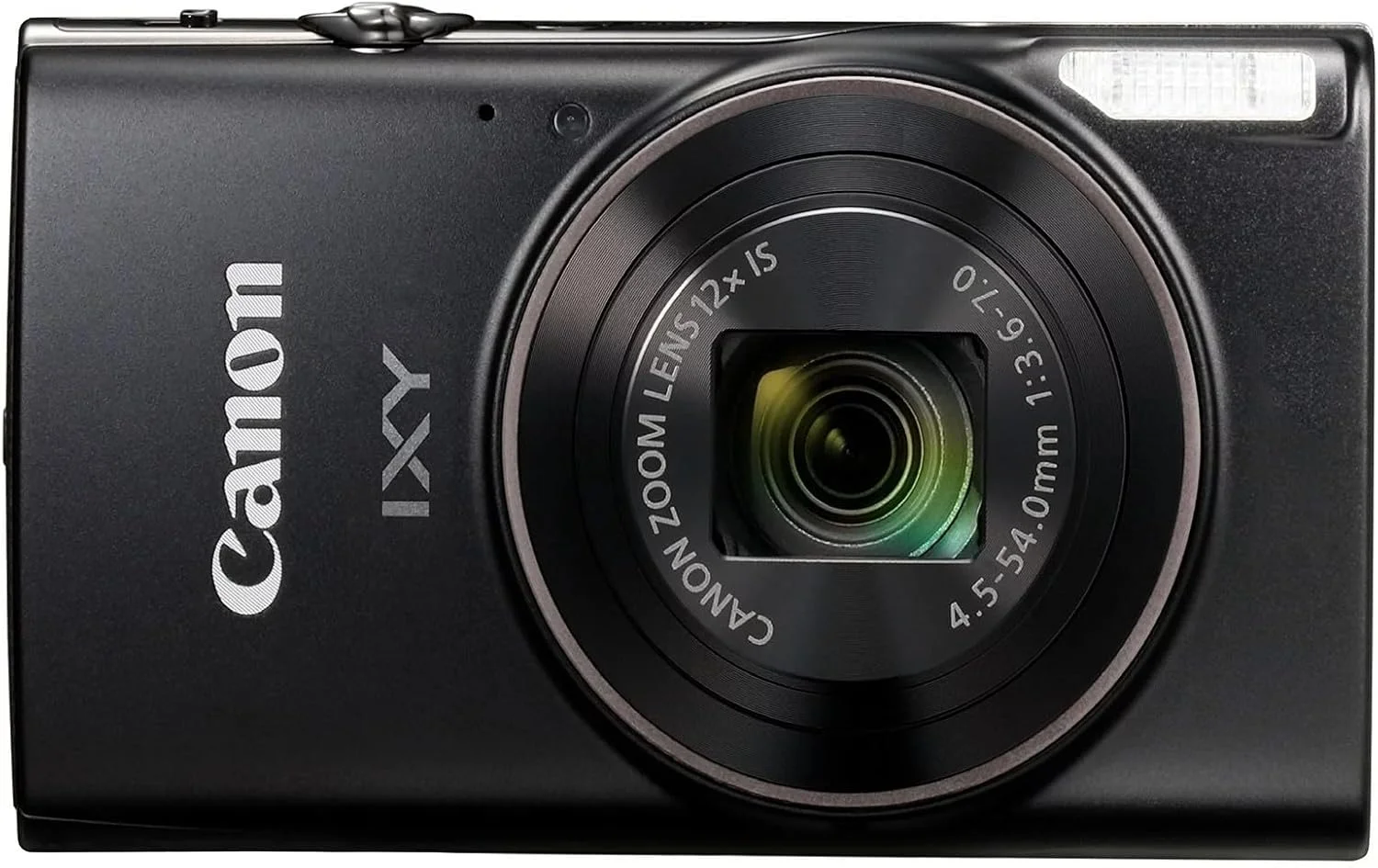 دوربین دیجیتال کامپکت Canon IXY 650 با زوم اپتیکال 12 برابر IXY650 (مشکی) به همراه کارت حافظه 64 گیگابایتی + کیف دوربین + کارت خوان + سه پایه ولاگینگ + کیت تمیز کننده و موارد دیگر