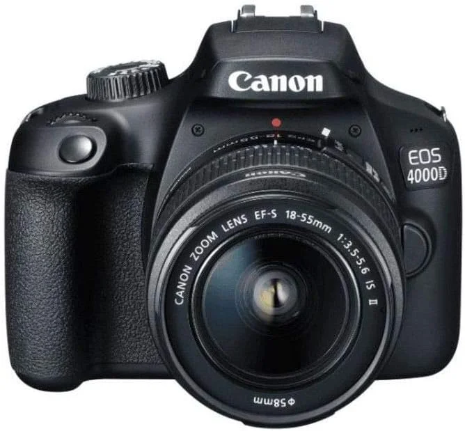 کیت دوربین Canon EOS 4000D مشکی با لنز 18-55 DC + لنز Canon 75-300mm