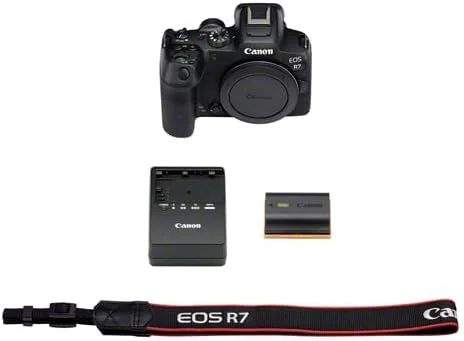 دوربین بدون آینه Canon EOS R7 به همراه لنز RF-S 18-150 mm F3.5-6.3 IS STM (ارتقاء DSLR، دوربین هیبریدی، ضبط ویدئو 4K/30p، تا 15 فریم در ثانیه، WLAN) مشکی دوربین بدون آینه Canon EOS R7 به همراه لنز RF-S 18-150 mm F3.5-6.3 IS STM (ارتقاء DSLR، دوربین هیبریدی، ضبط ویدئو 4K/30p، تا 15 فریم در ثانیه، WLAN) مشکی