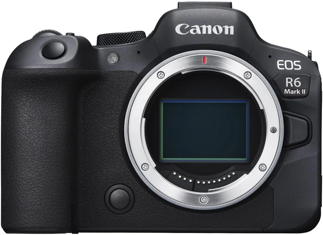 دوربین بدون آینه فول فریم Canon EOS R6 Mark II (فقط بدنه) - عکس و فیلم - 24.2 مگاپیکسل، CMOS، عکاسی پیوسته - پردازش تصویر DIGIC X - نمونه برداری بیش از حد ویدئو 6K - تشخیص پیشرفته سوژه