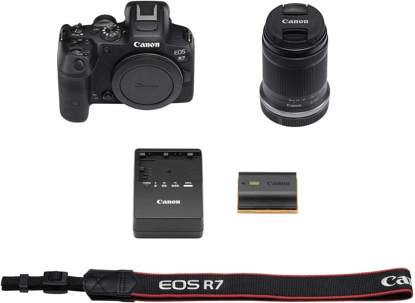 دوربین بدون آینه Canon EOS R7 با کیت لنز RF-S 18-150mm