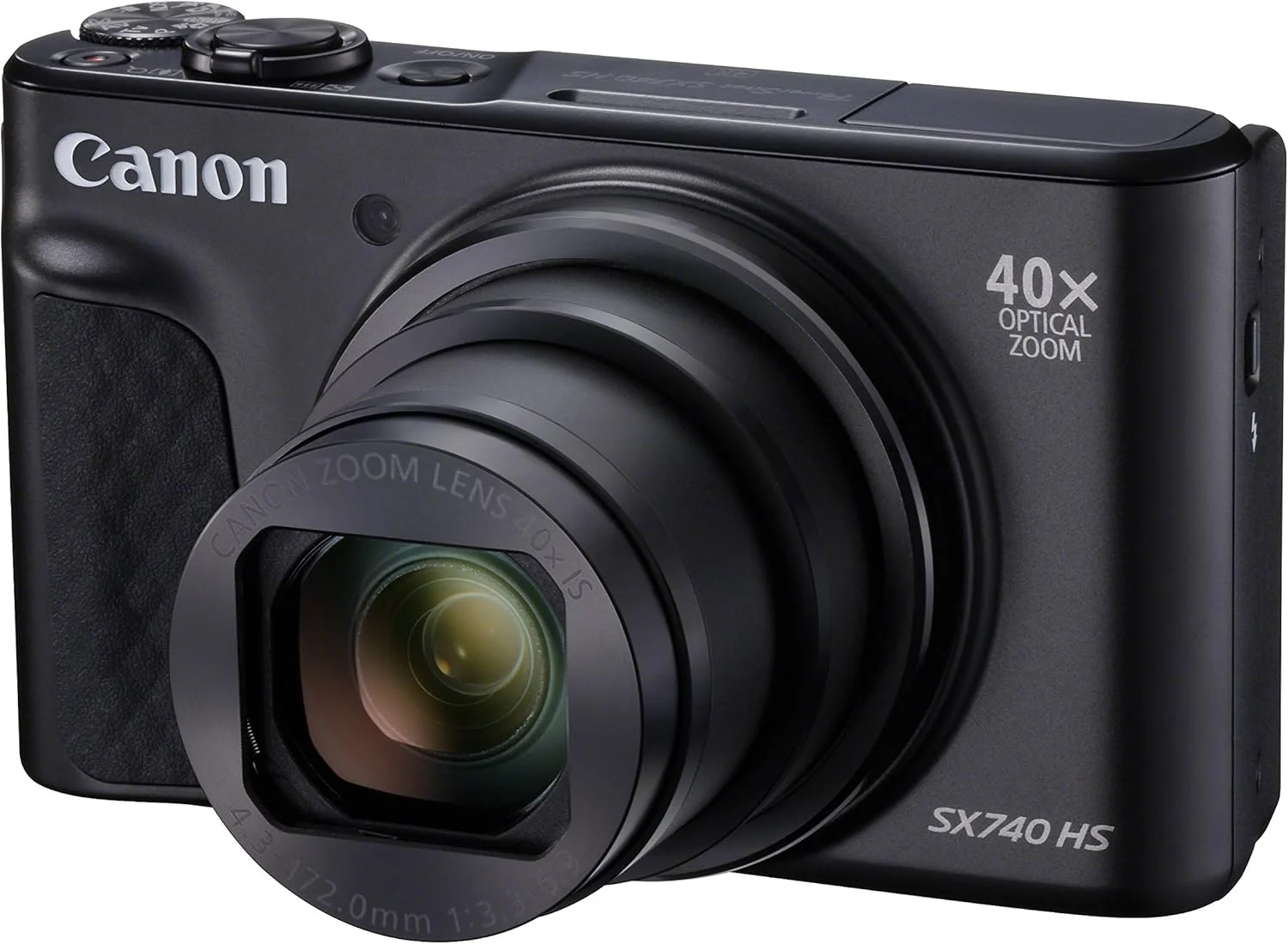 دوربین عکاسی کانن PowerShot SX740 HS (بازسازی شده) - مشکی