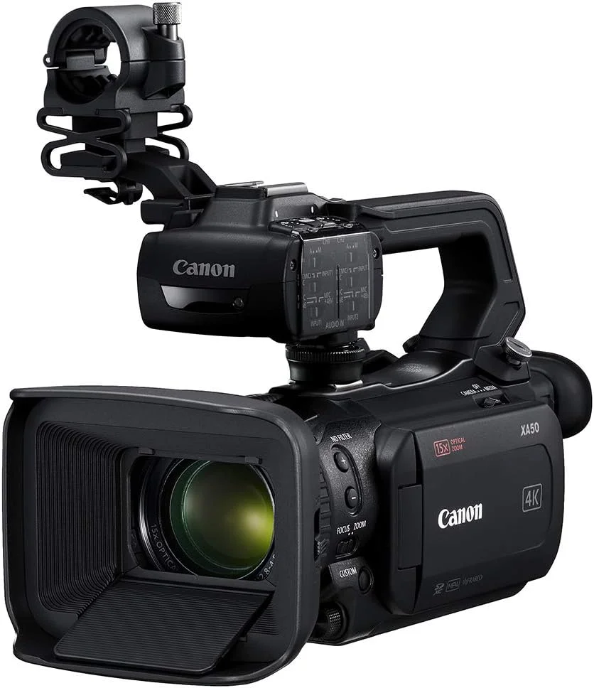 دوربین فیلمبرداری کانن Xa50 Uhd 4K30 با فوکوس خودکار Dual-Pixel