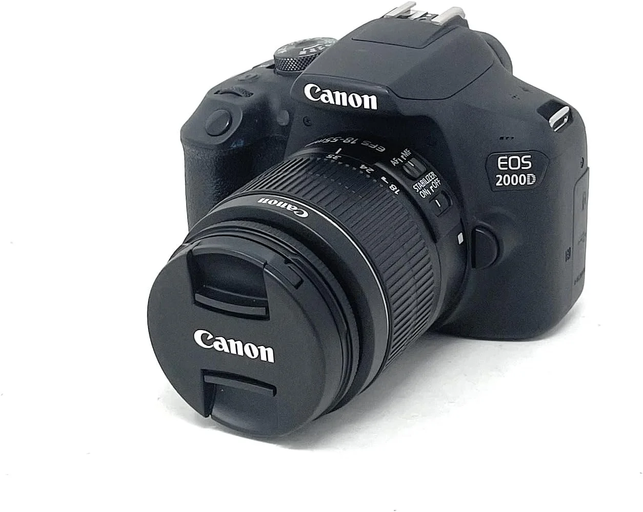 دوربین DSLR کانن مدل Eos 2000D به همراه لنز Ef-S 18-55 mm F/3.5-5.6 Is Ii، مشکی
