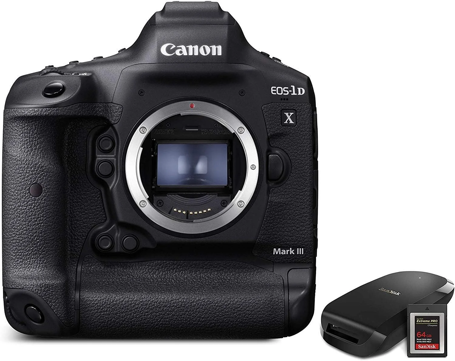 دوربین DSLR فول فریم Canon Eos 1D X Mark III - فقط بدنه، 20.1 مگاپیکسل، مدل 2020 مشکی، 3829C019