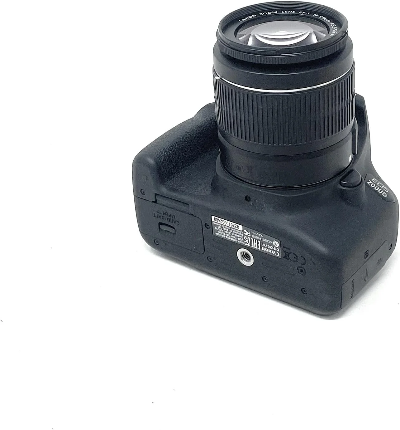 دوربین DSLR کانن مدل Eos 2000D به همراه لنز Ef-S 18-55 mm F/3.5-5.6 Is Ii، مشکی دوربین DSLR کانن مدل Eos 2000D به همراه لنز Ef-S 18-55 mm F/3.5-5.6 Is Ii، مشکی
