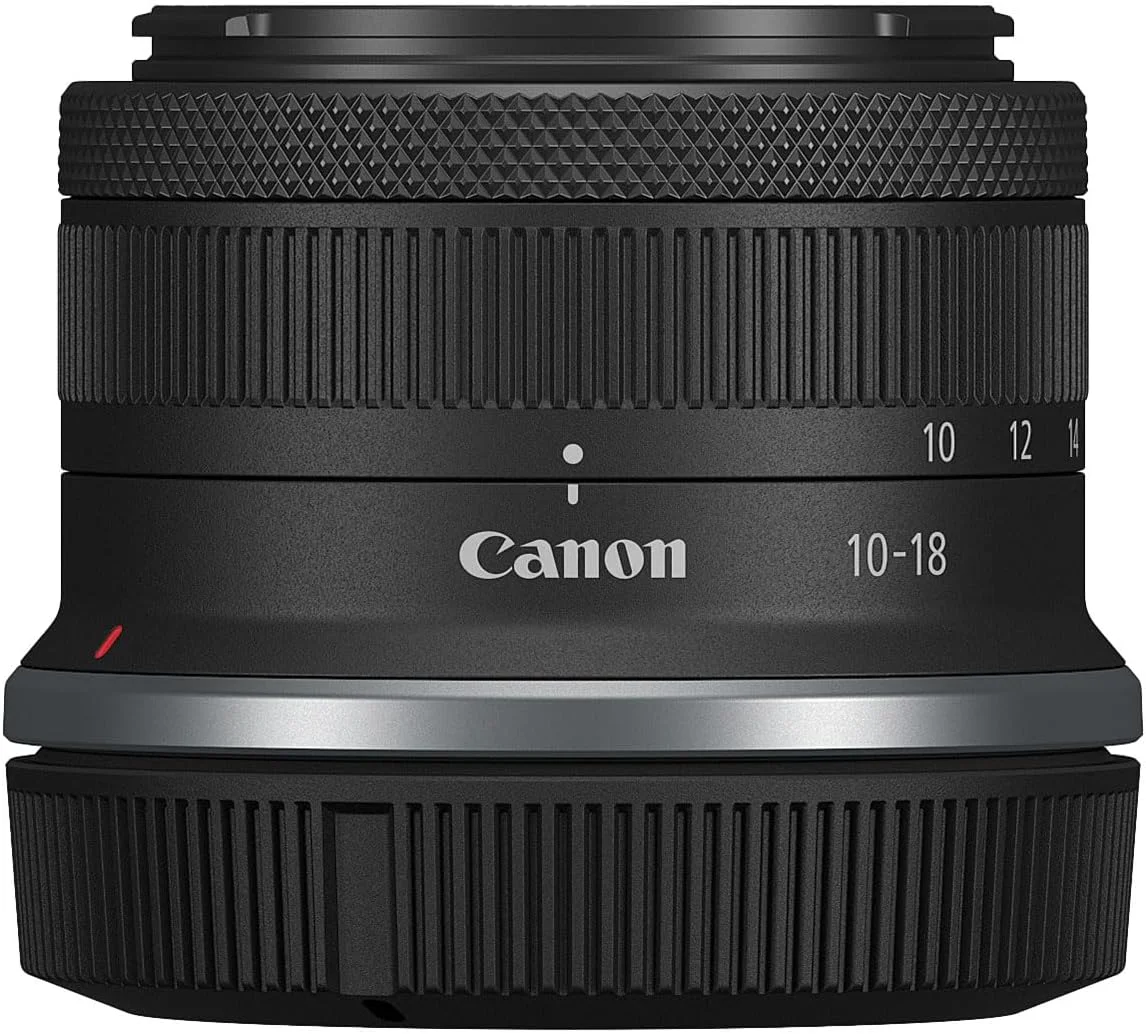 لنز زوم فوق عریض Canon RF-S10-18mm F4.5-6.3 IS STM، بدون آینه، عالی برای ولاگ و سلفی، جمع و جور و سبک، برای فیلم، مسافرت، مناظر و فضاهای داخلی لنز زوم فوق عریض Canon RF-S10-18mm F4.5-6.3 IS STM، بدون آینه، عالی برای ولاگ و سلفی، جمع و جور و سبک، برای فیلم، مسافرت، مناظر و فضاهای داخلی