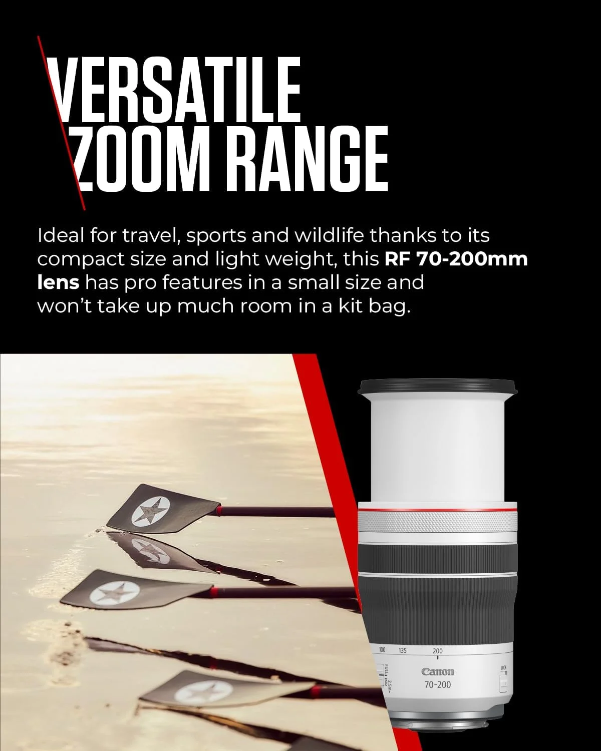 لنز کانن RF 70-200mm F/4 L IS USM برای دوربین های بدون آینه