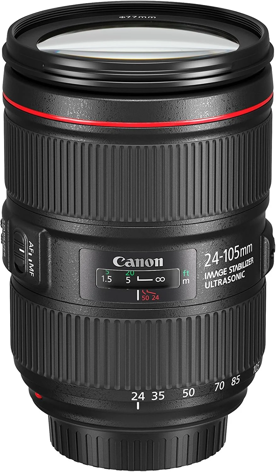 لنز دوربین Canon EF 24-105mm f/4L IS II USM SLR، مشکی، 1380C002