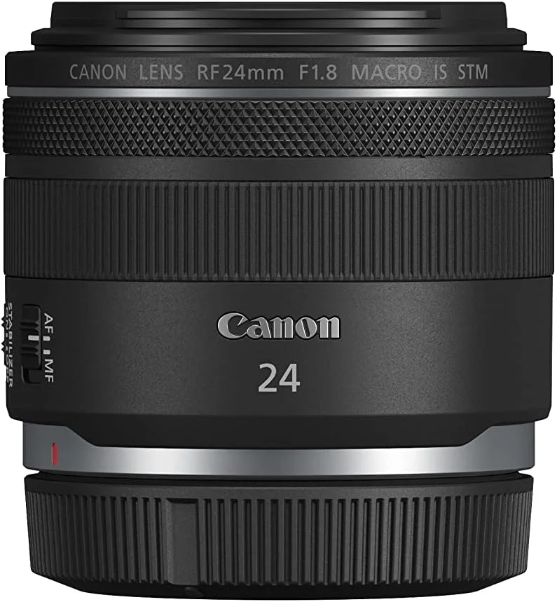 لنز کانن RF24mm F1.8 MACRO IS STM مشکی لنز کانن RF24mm F1.8 MACRO IS STM مشکی