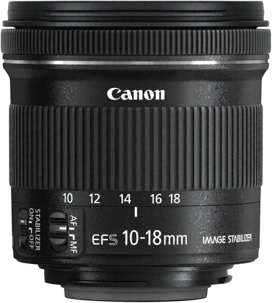 لنز کانن Ef-S 10-18mm F/4.5-5.6 Is Stm، مشکی، 9519B005Aa