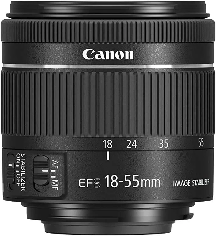 لنز دوربین کانن EF-S 18-55 mm f/4-5.6 IS STM - مشکی